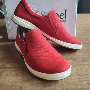 Josef Seibel Womens 41 Caren 22 Loafer RED Slip On Shoe Comfort Low Top Sneaker‎